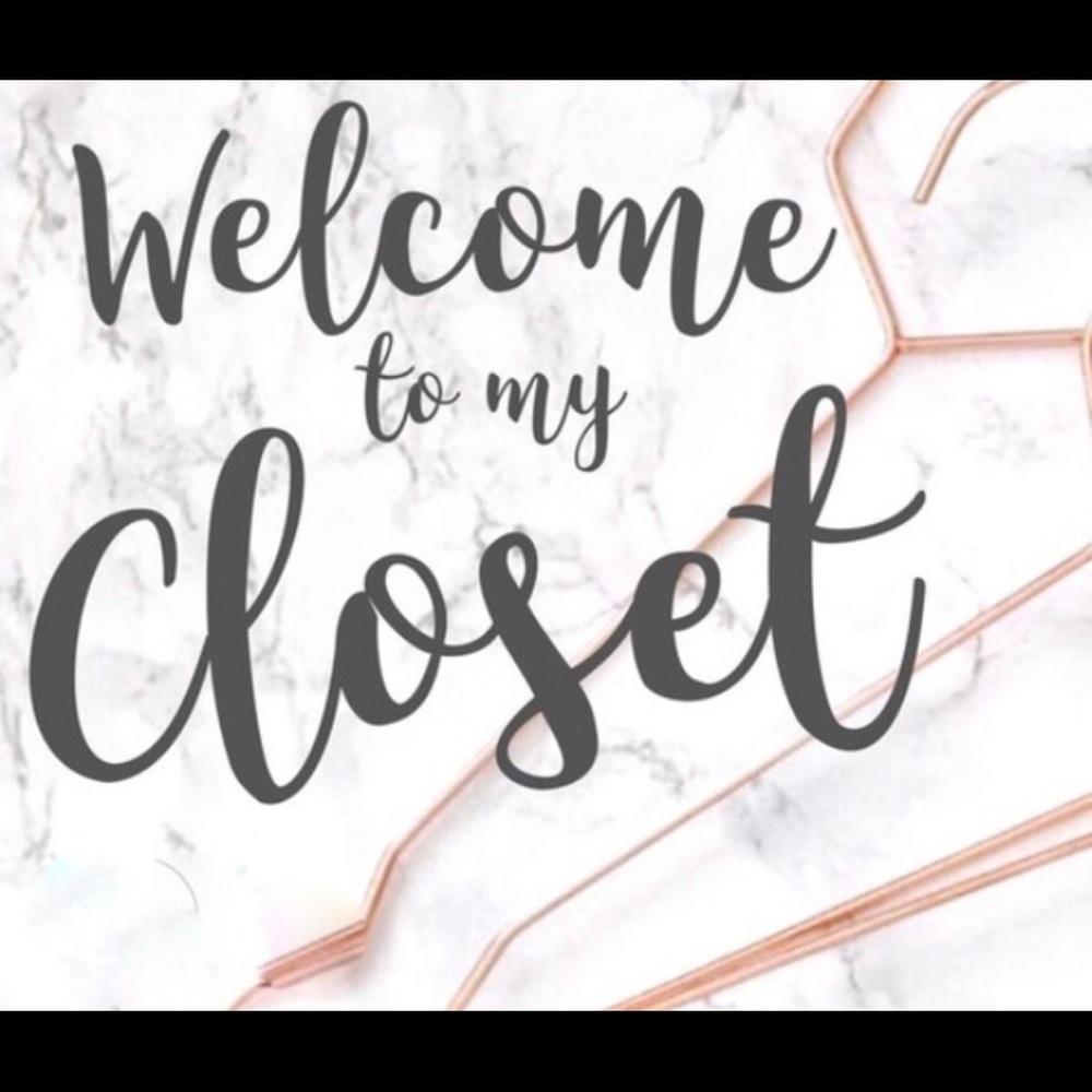 Welcome to my closet!